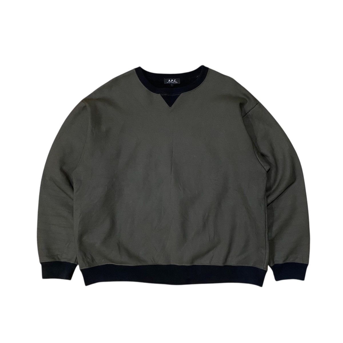 A.P.C. ☀️Nice design APC plain sweatshirt Size US S / EU 44-46 / 1 - 1 Thumbnail