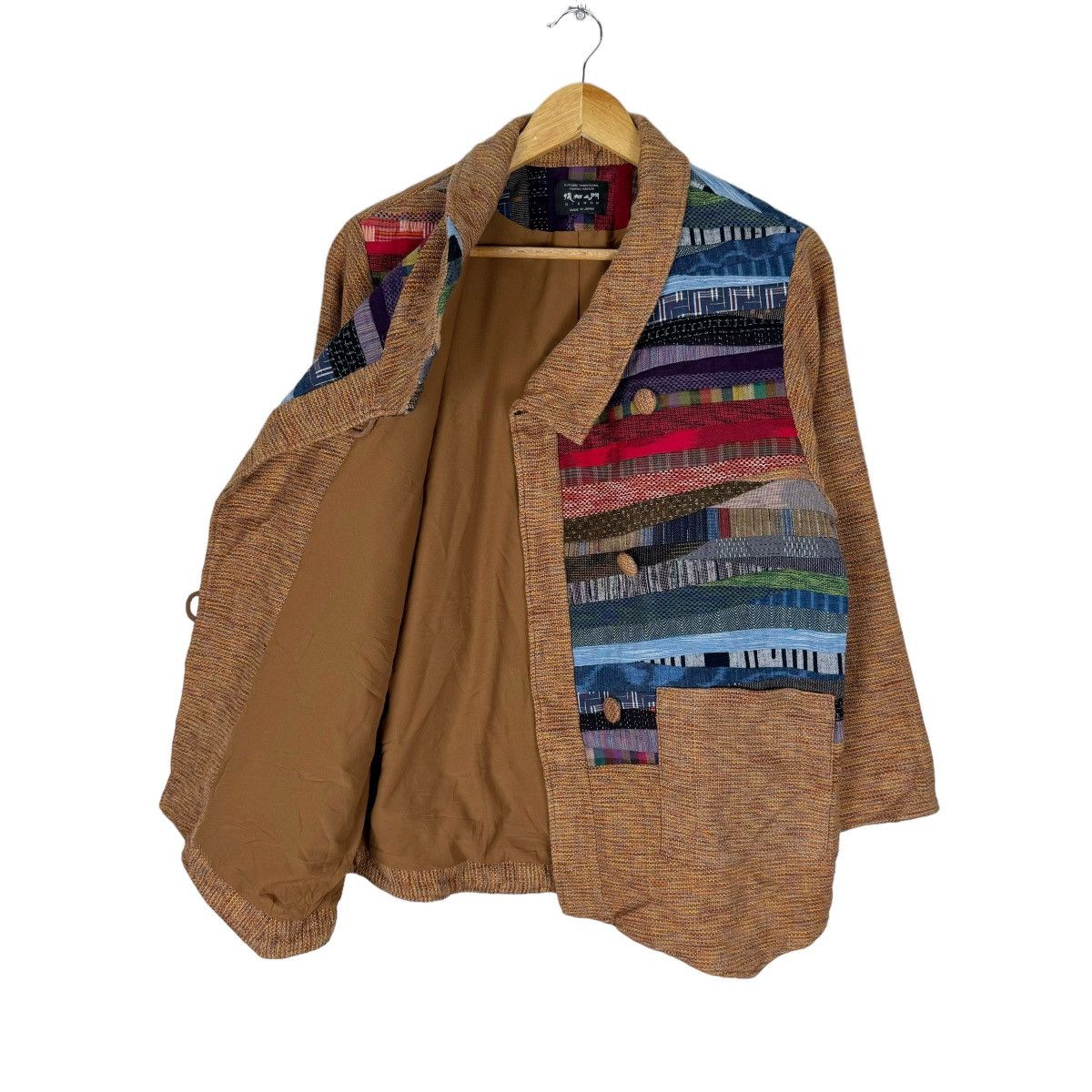 Vintage 🌟GIEMON KASURI JAPAN PATCHWORK JACKET LIKE KAPITAL Size M / US 6-8 / IT 42-44 - 8 Thumbnail