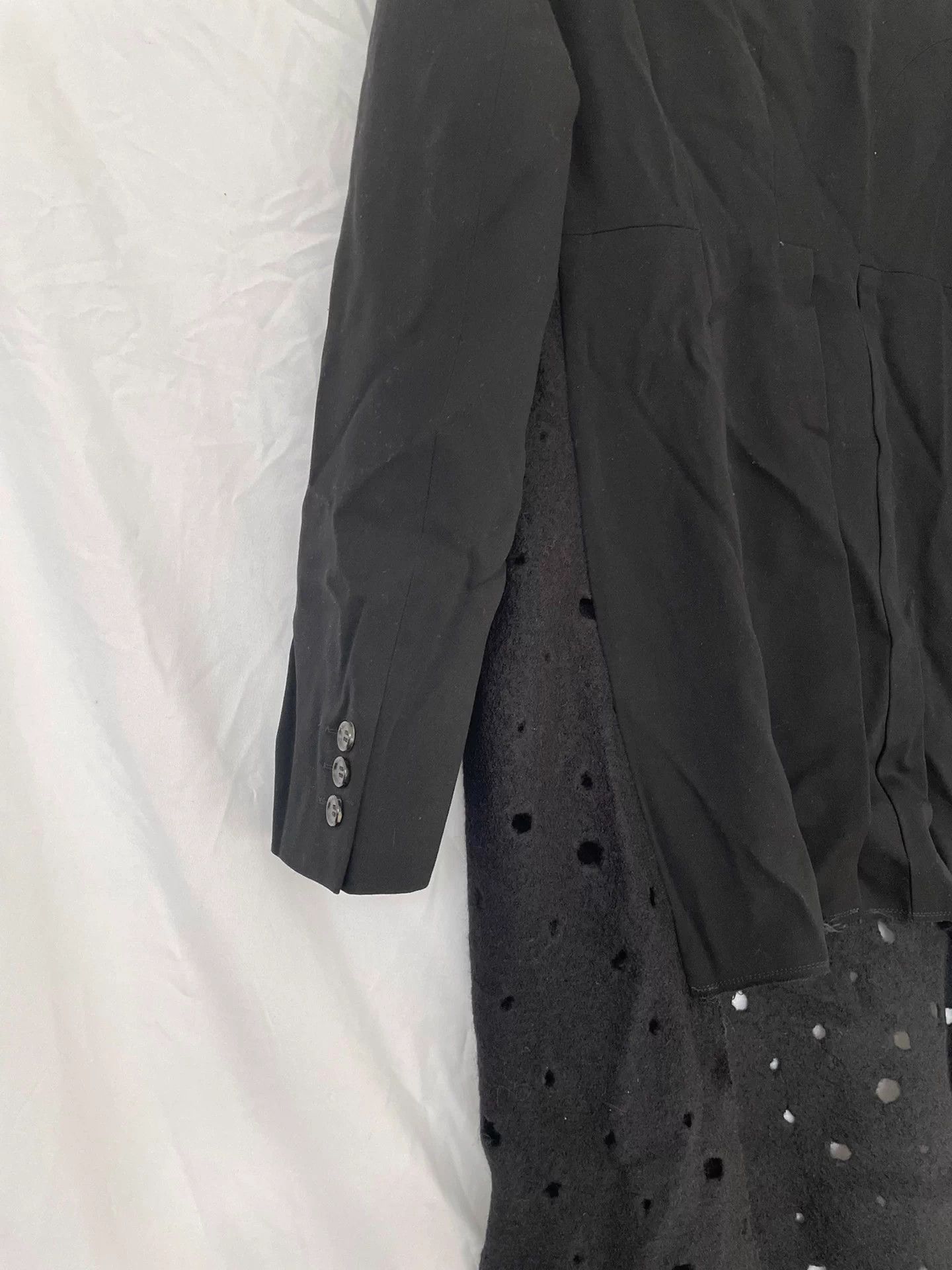 Comme des Garcons Comme des Garcons Homme PlusDistressed Deconstructed Sweater Size S / US 4 / IT 40 - 4 Thumbnail