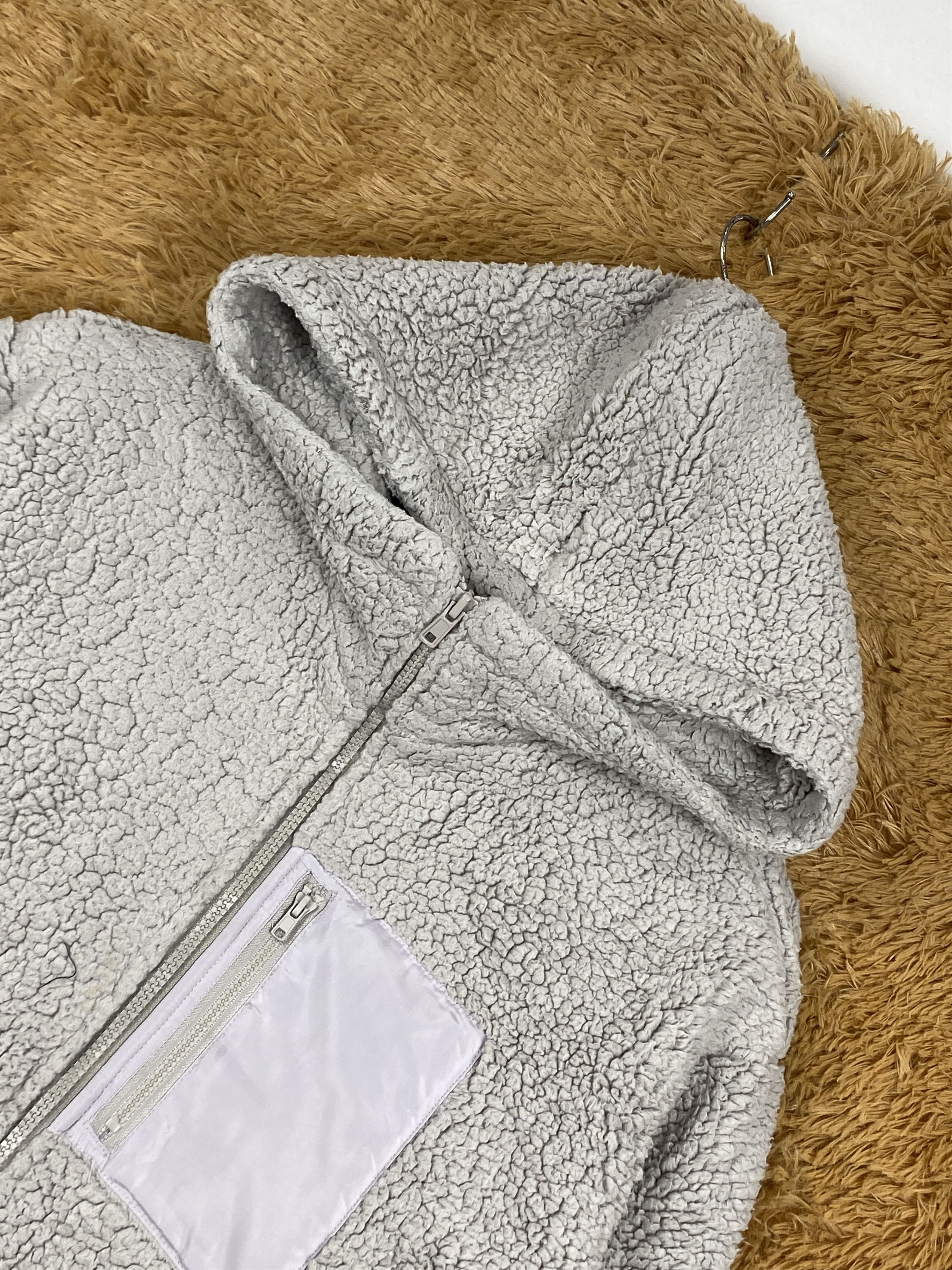Japanese Brand Vintage Japanese Brand Hoodie Sherpa Jacket J1735 Size US S / EU 44-46 / 1 - 2 Thumbnail