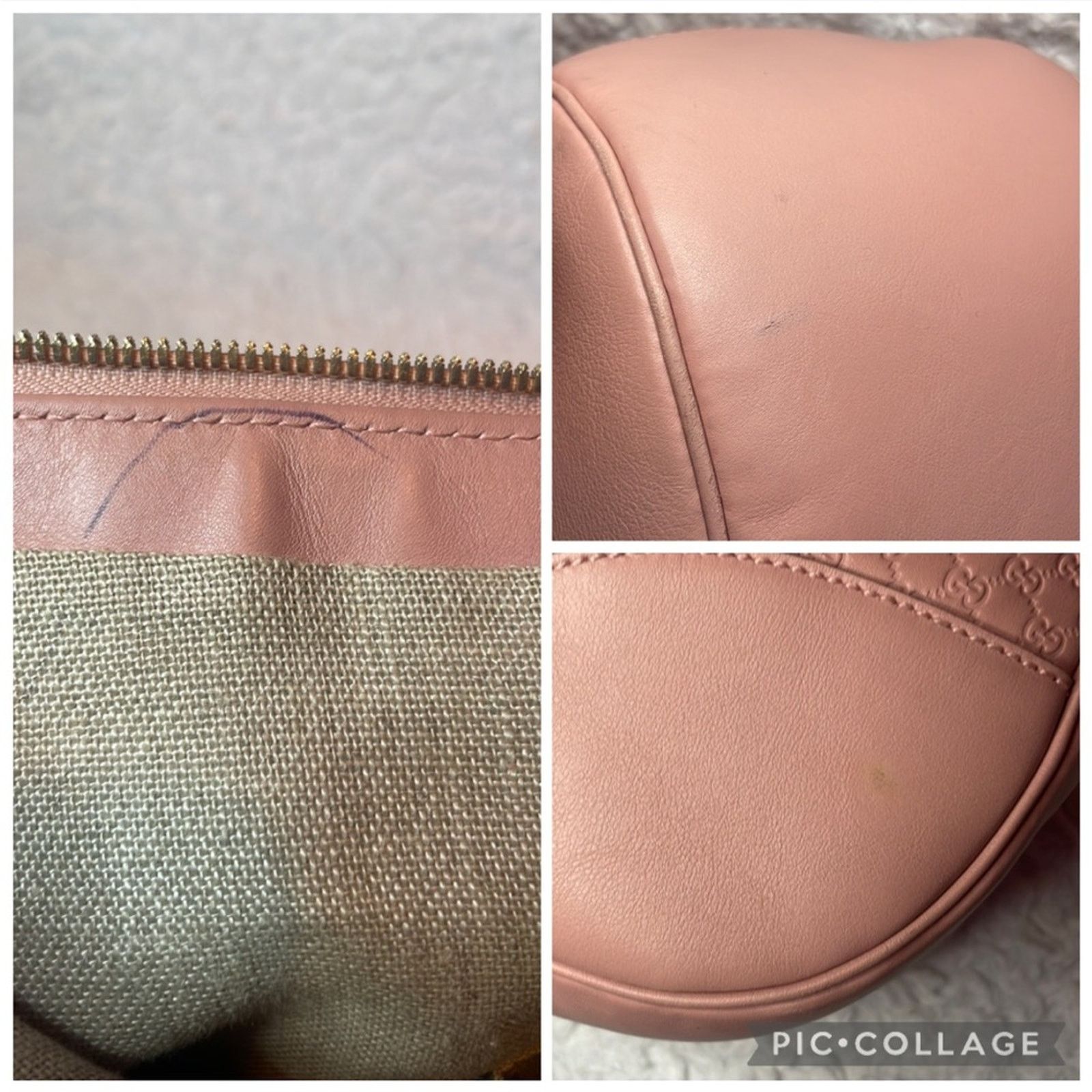 Gucci Gucci Bree Microguccissima GG Hobo Bag Pink 449244 Size ONE SIZE - 11 Thumbnail