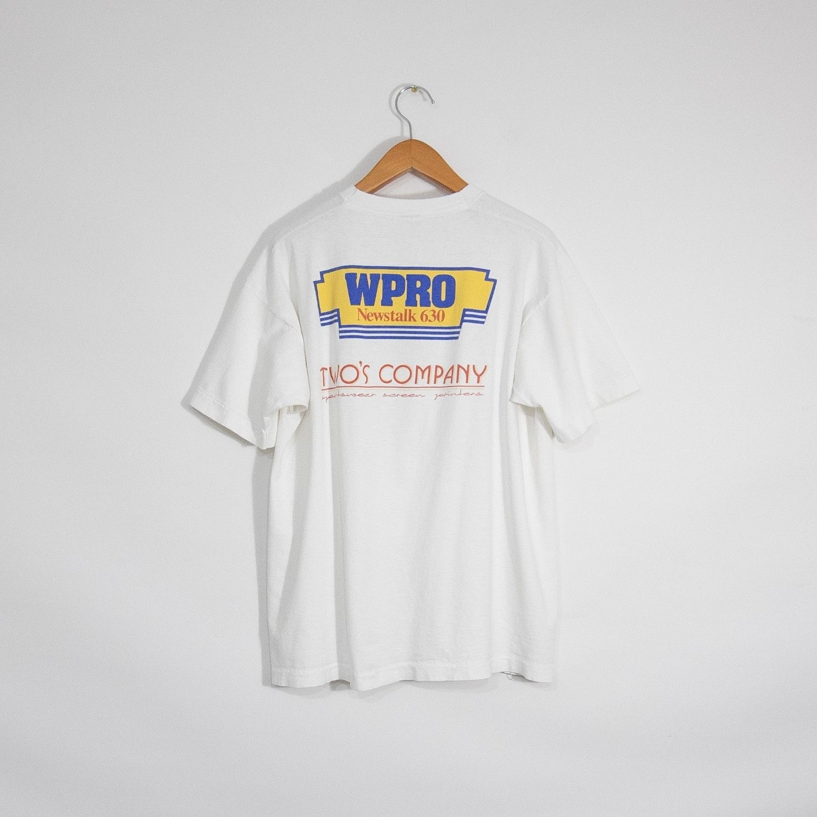 Vintage Vintage 90s Salty 50th WPRO Newstalk 630 T Shirt Mens XL Size US XL / EU 56 / 4 - 7 Thumbnail