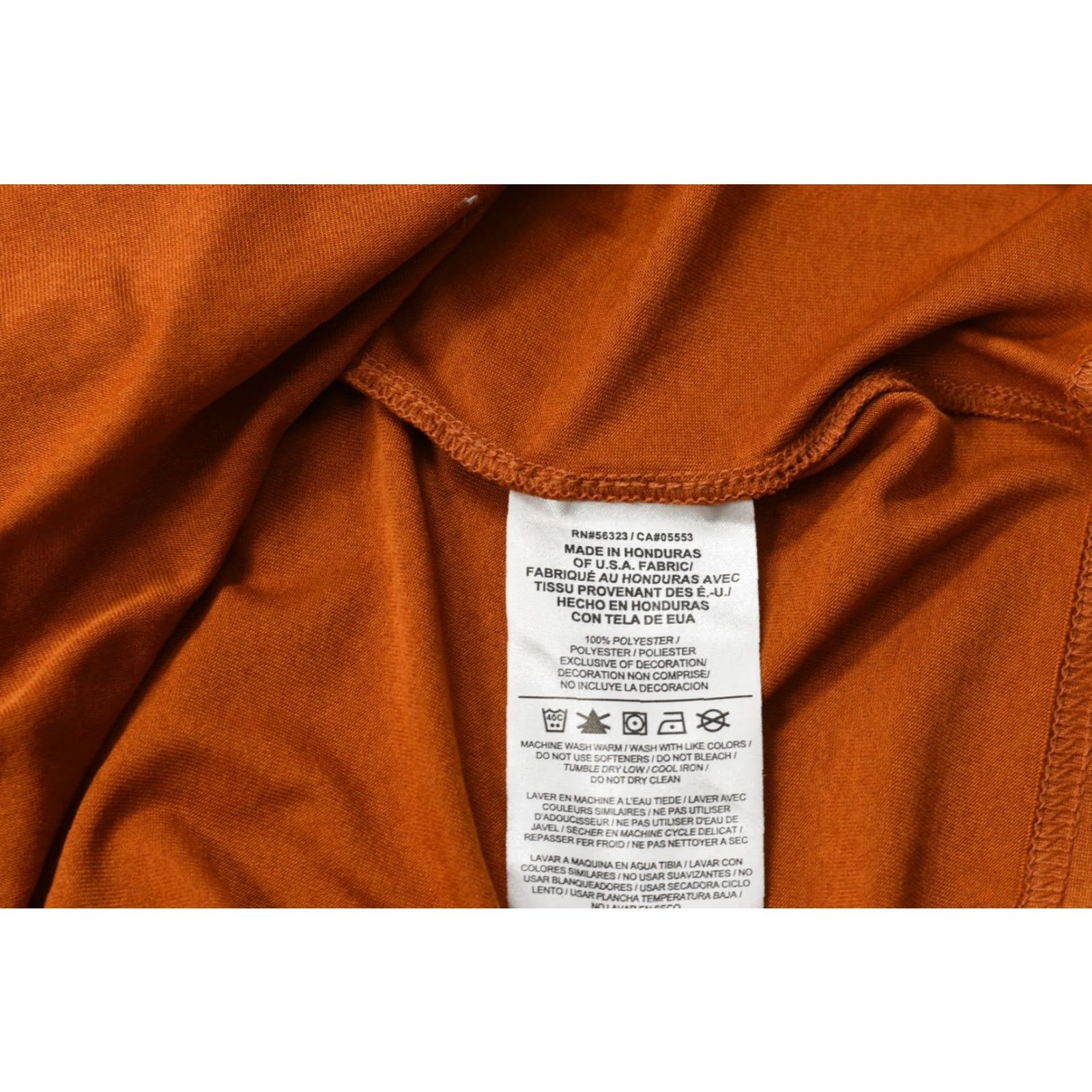 Nike Nike Dri-FIT Texas Longhorns Men's Large Orange Short Sleeve T-Shirt Size US 33 - 6 Thumbnail