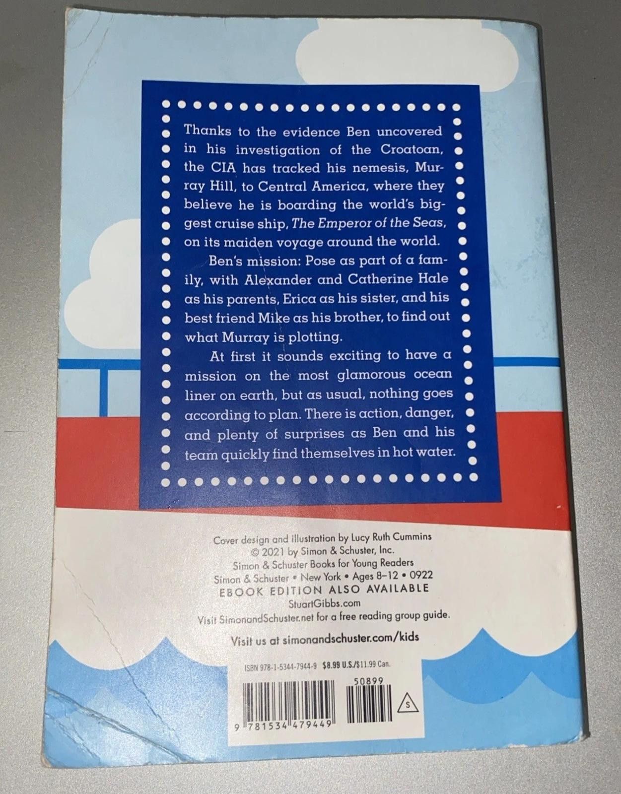 The Unbranded Brand Spy School at Sea - Paperback By Gibbs, Stuart - GOOD Size ONE SIZE - 2 Thumbnail