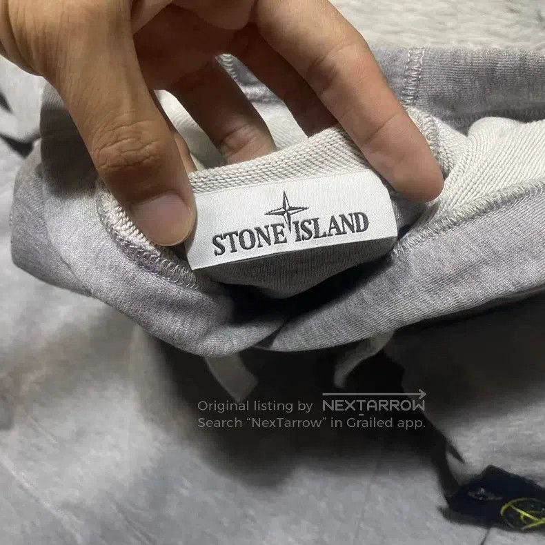 Stone Island Stone Island Hooded Sweatshirt Hoodie Grey L Size Size US L / EU 52-54 / 3 - 4 Thumbnail