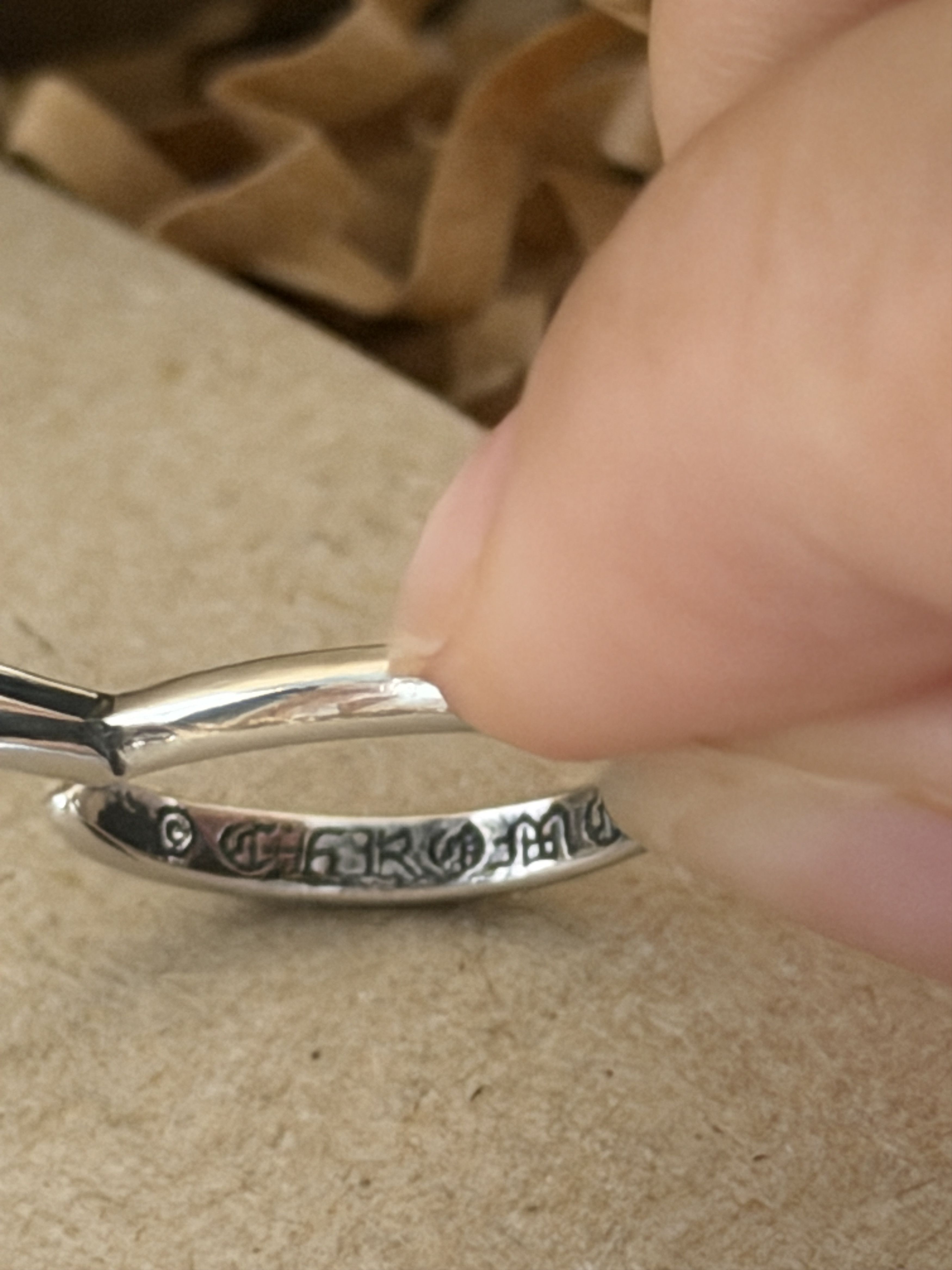 Chrome Hearts Hoop cross earrings Size ONE SIZE - 9 Thumbnail