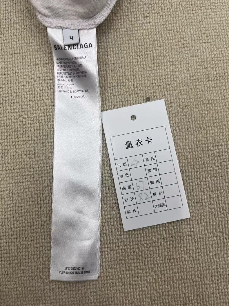 Balenciaga Balenciaga Solid Color Letter Logo Printed Loose Fit Casua Size XL / US 12-14 / IT 48-50 - 5 Thumbnail