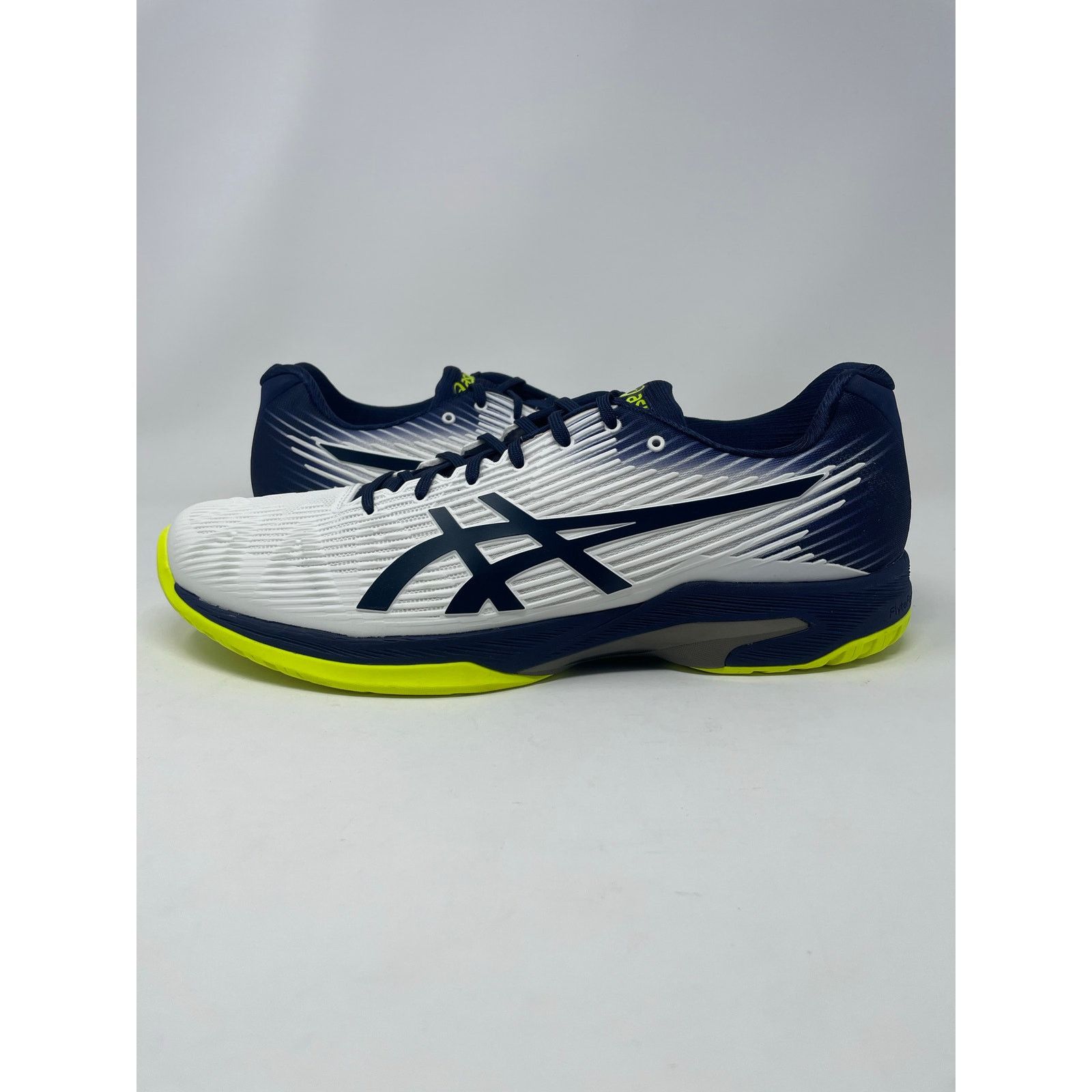 Asics Asics Solution Speed FF Tennis Shoes White Blue Mens Size 14 Size US 14 / EU 47 - 3 Thumbnail