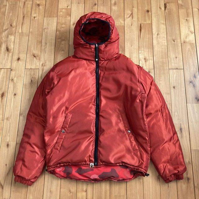 Bape 🔥Reversible🔥 BAPE Pharrell Camo Puffer Down Jacket APE NIGO Size US L / EU 52-54 / 3 - 4 Thumbnail