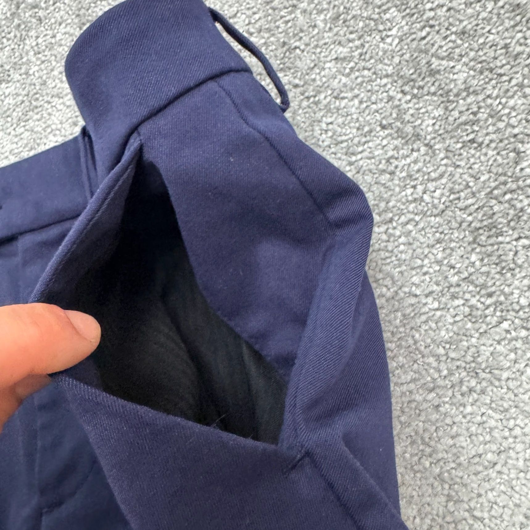 Mizzen+Main Mizzen+Main Dress Pants Men 30 Navy Blue Flat Front Straight Leg Casual Workwear Pants Regular Size 30 Blue Boys Mens Womens Size US 30 / EU 46 - 4 Thumbnail