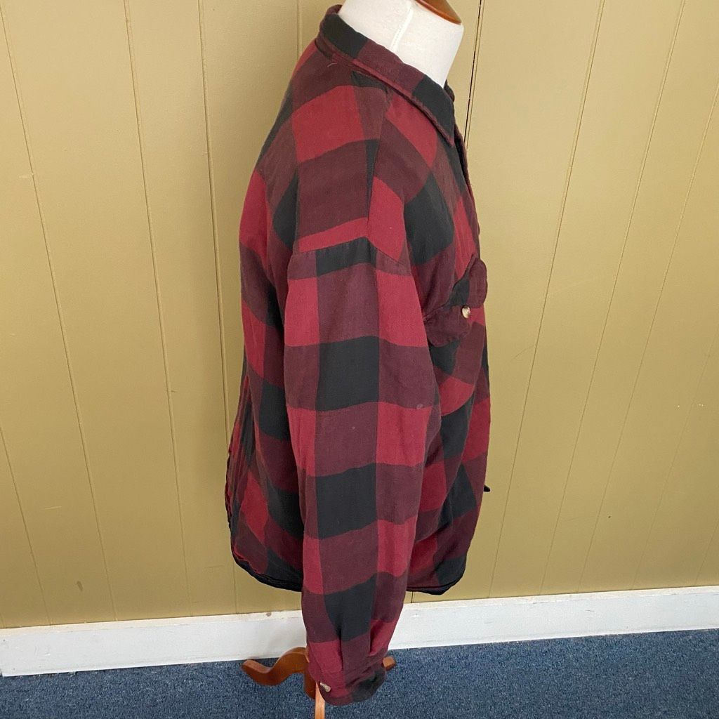 Basic Editions Basic Editions men XL 100% cotton button up midweight coat w Size US XL / EU 56 / 4 - 4 Thumbnail