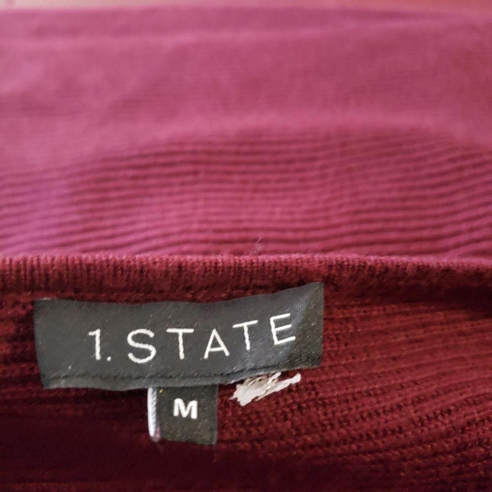 Designer CT1299a 1. STATE LONG SLEEVE RIBBED SWEATER M Size M / US 6-8 / IT 42-44 - 3 Thumbnail