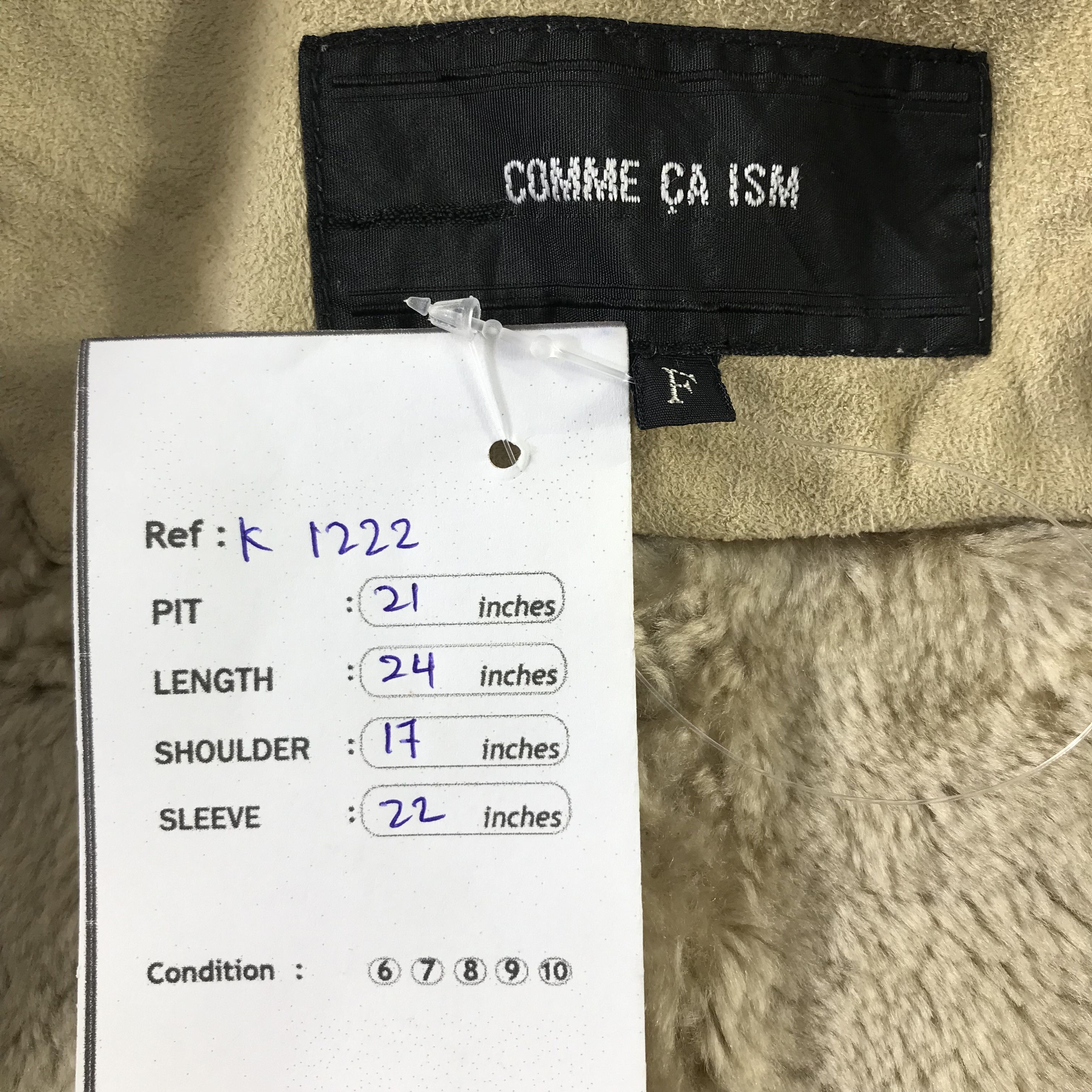 Comme Ca Ism Vintage Comme Ca Ism Faux Suede Jacket Faux Fur Jacket Size US S / EU 44-46 / 1 - 10 Thumbnail