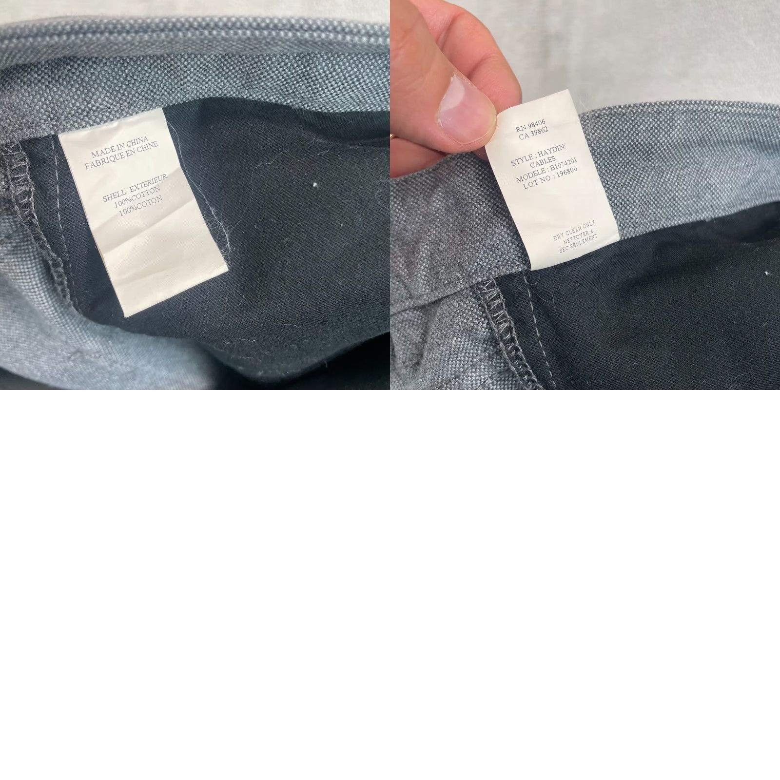 Theory THEORY Haydin Jeans Men 34x33 Grey Five Pocket Button Fly Designer Slim Straight Denim pants Size US 34 / EU 50 - 8 Thumbnail