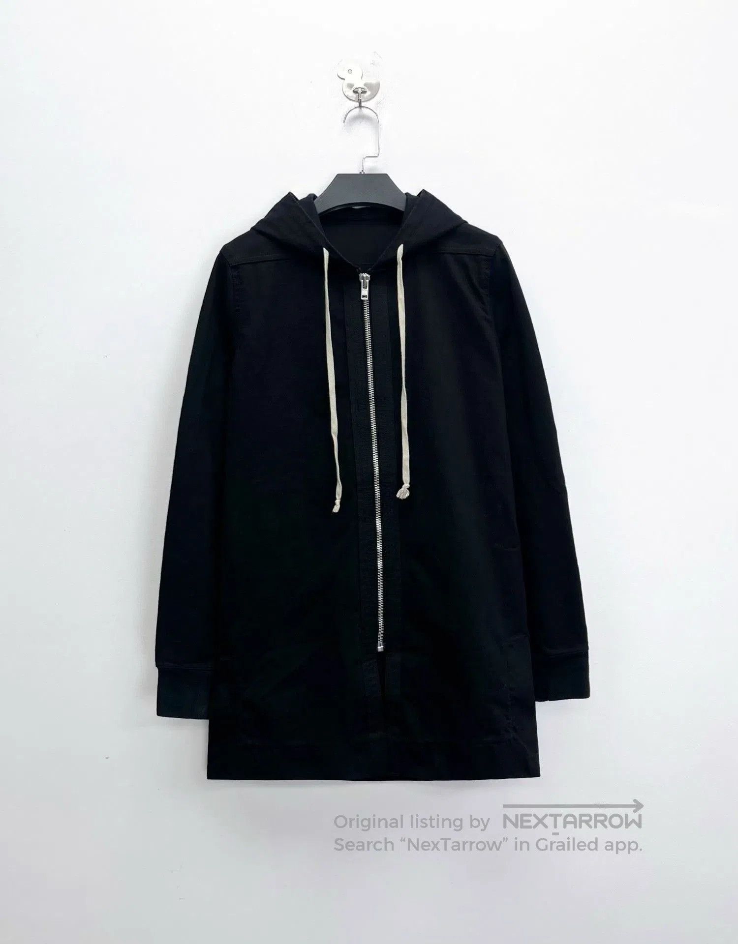 Rick Owens Rick Owens Black Mid-Length Wizard Hoodie Jacket. Size US M / EU 48-50 / 2 - 1 Thumbnail