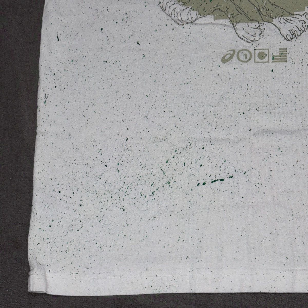 Asics × HIDDEN Hidden PPF Painted Asics Tiger Tee White Multicolor Size US M / EU 48-50 / 2 - 9 Thumbnail