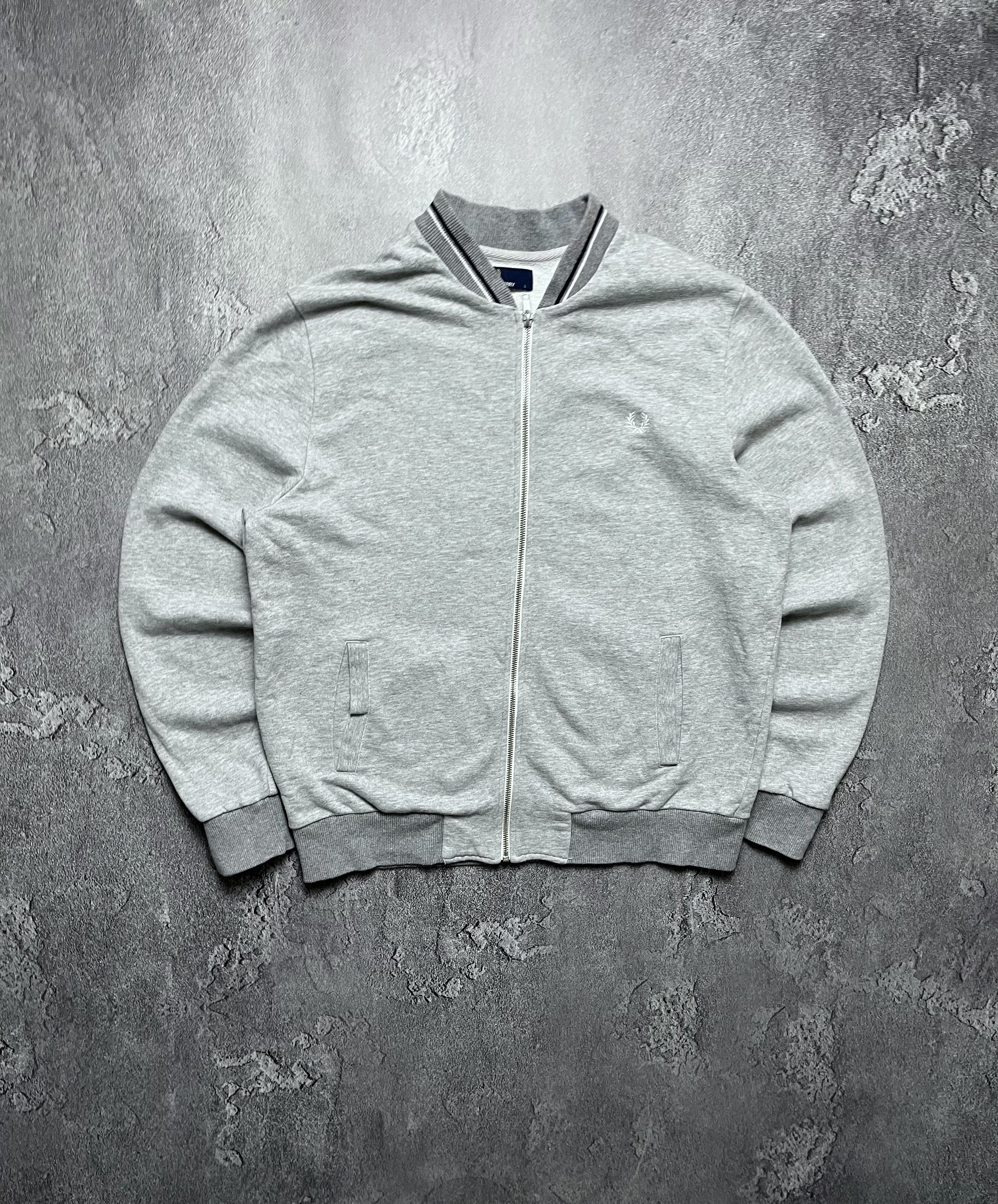 Fred Perry × Stussy fred perry x stussy tape track jacket rare zip