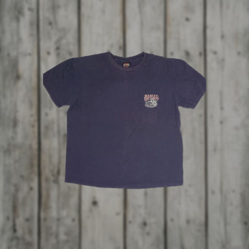 Harley Davidson VINTAGE Harley Davidson T-Shirt XX-Large Navy Blue Unisex Adults Mens Boys Womens Size US XXL / EU 58 / 5 - 1 Thumbnail