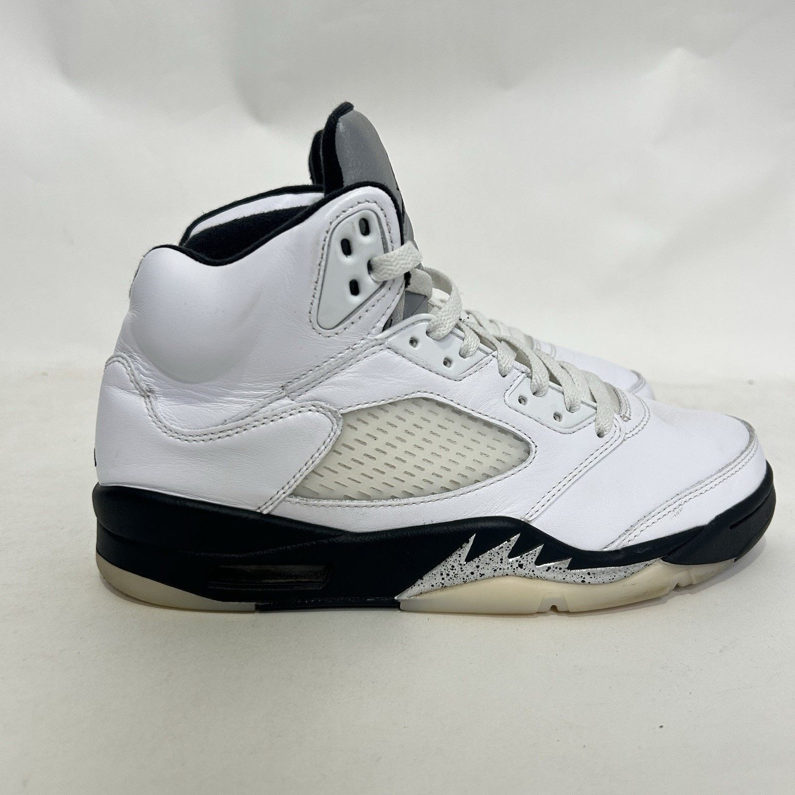 Jordan Brand Nike Air Jordan 5 Retro OG “Reverse Metallic/White Black” Size US 9.5 / EU 42-43 - 4 Thumbnail