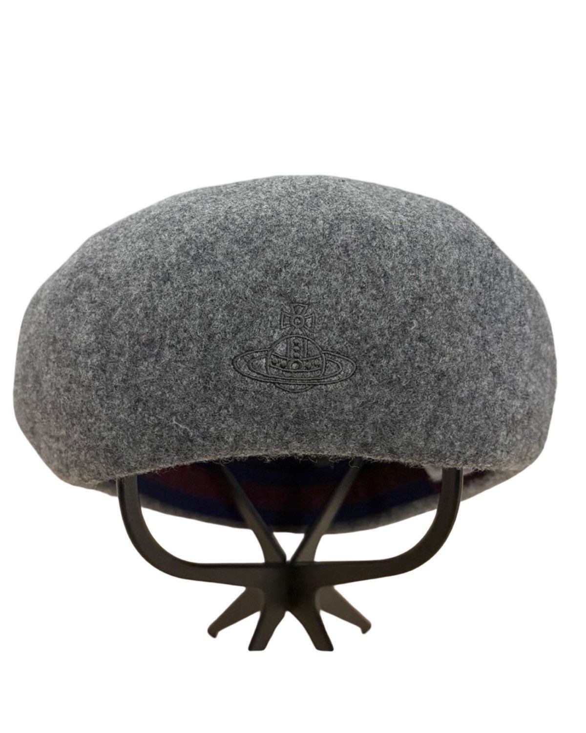 Vivienne Westwood Orb Embroidery Wool Beret Size ONE SIZE - 1 Thumbnail