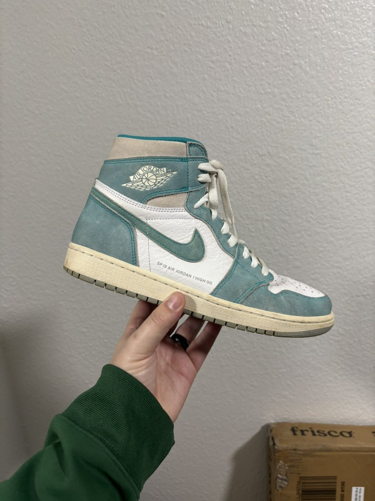Jordan retro 1 high turbo green