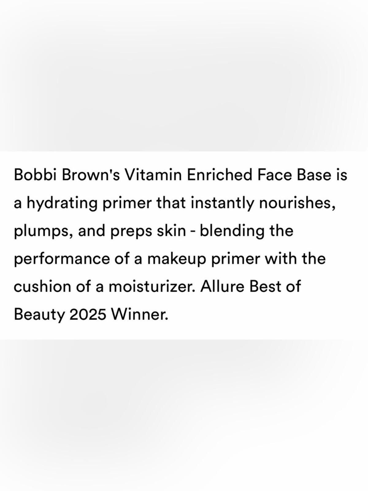 Other Bobbi Brown / Vitamin Enriched Face Base / 0.5 oz Size ONE SIZE - 10 Thumbnail