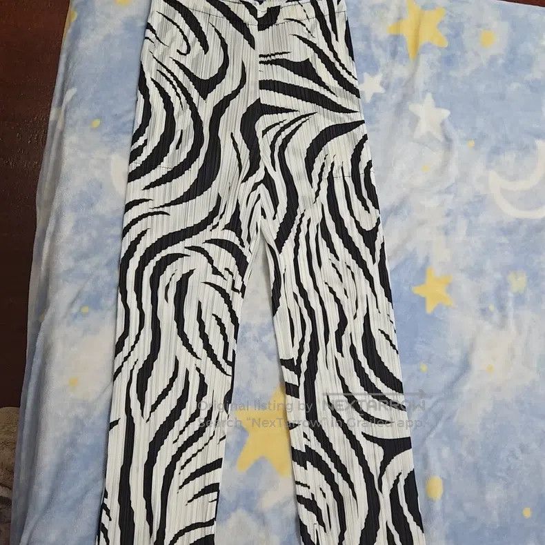 Issey Miyake Issey Miyake Zebra-Print Cropped Pants Size 25" / US 0 / IT 36 - 3 Thumbnail