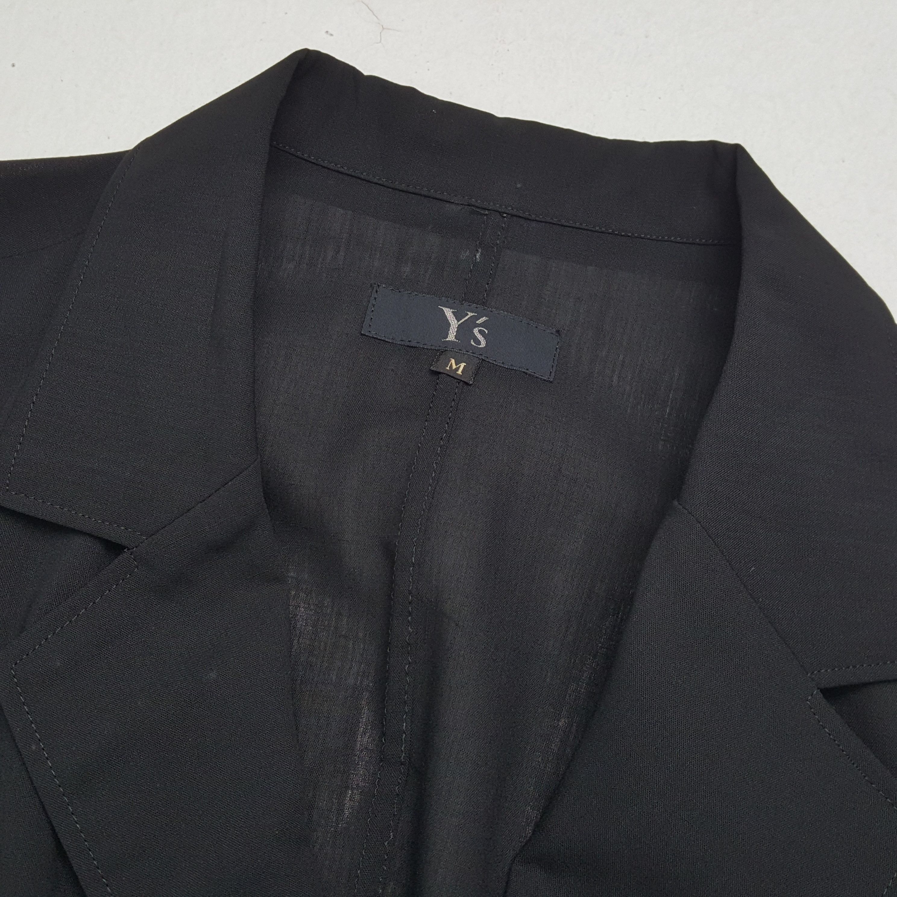 Vintage × Y's × Yohji Yamamoto Vintage Y's YOHJI YAMAMOTO Japanese Designer Long Jacket Size M / US 6-8 / IT 42-44 - 10 Thumbnail