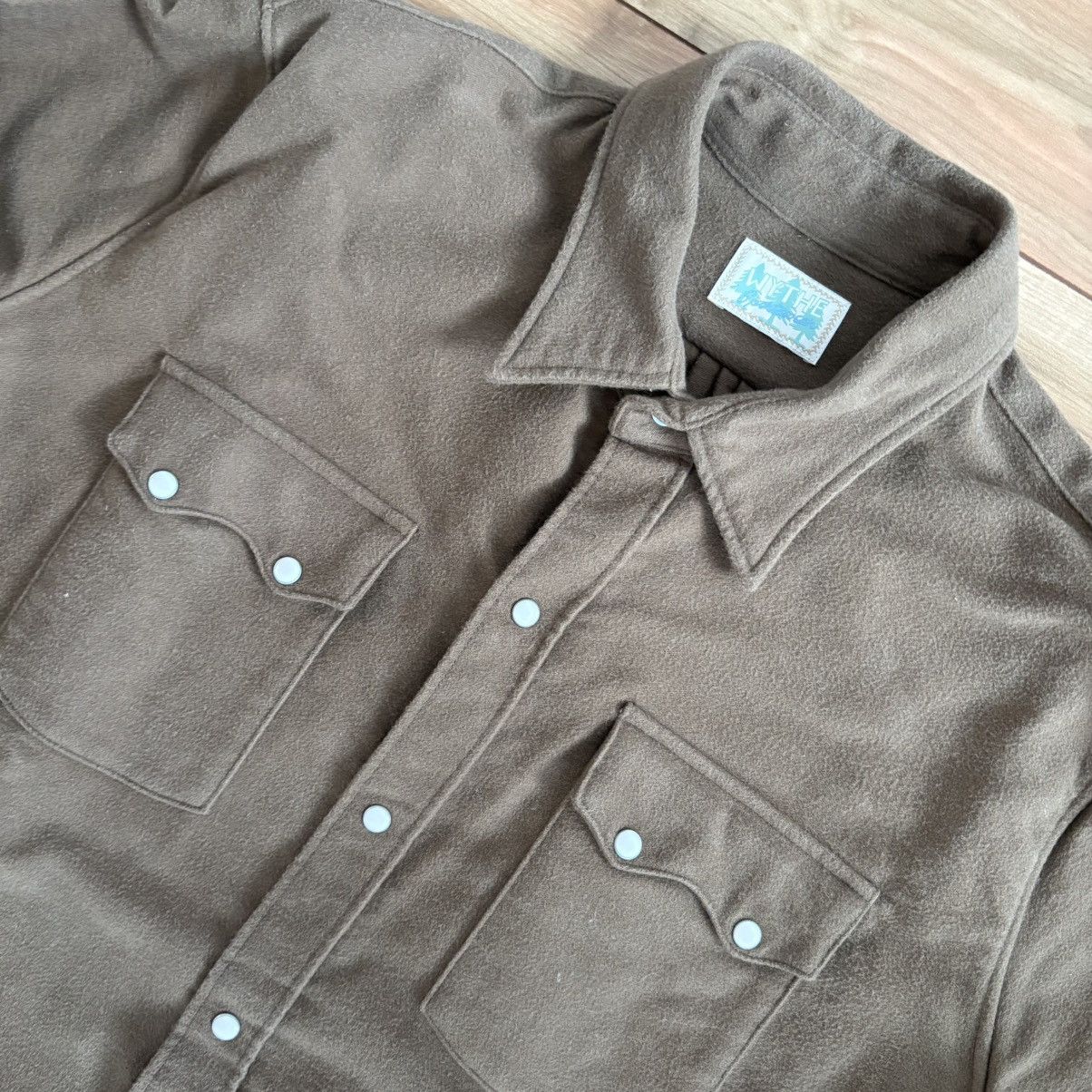 WYTHE Chamois Pearl Snap Westerner Size US L / EU 52-54 / 3 - 3 Thumbnail