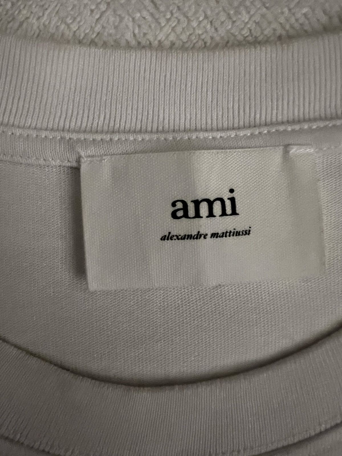 AMI AMI Paris White Logo Tee Size US S / EU 44-46 / 1 - 3 Thumbnail