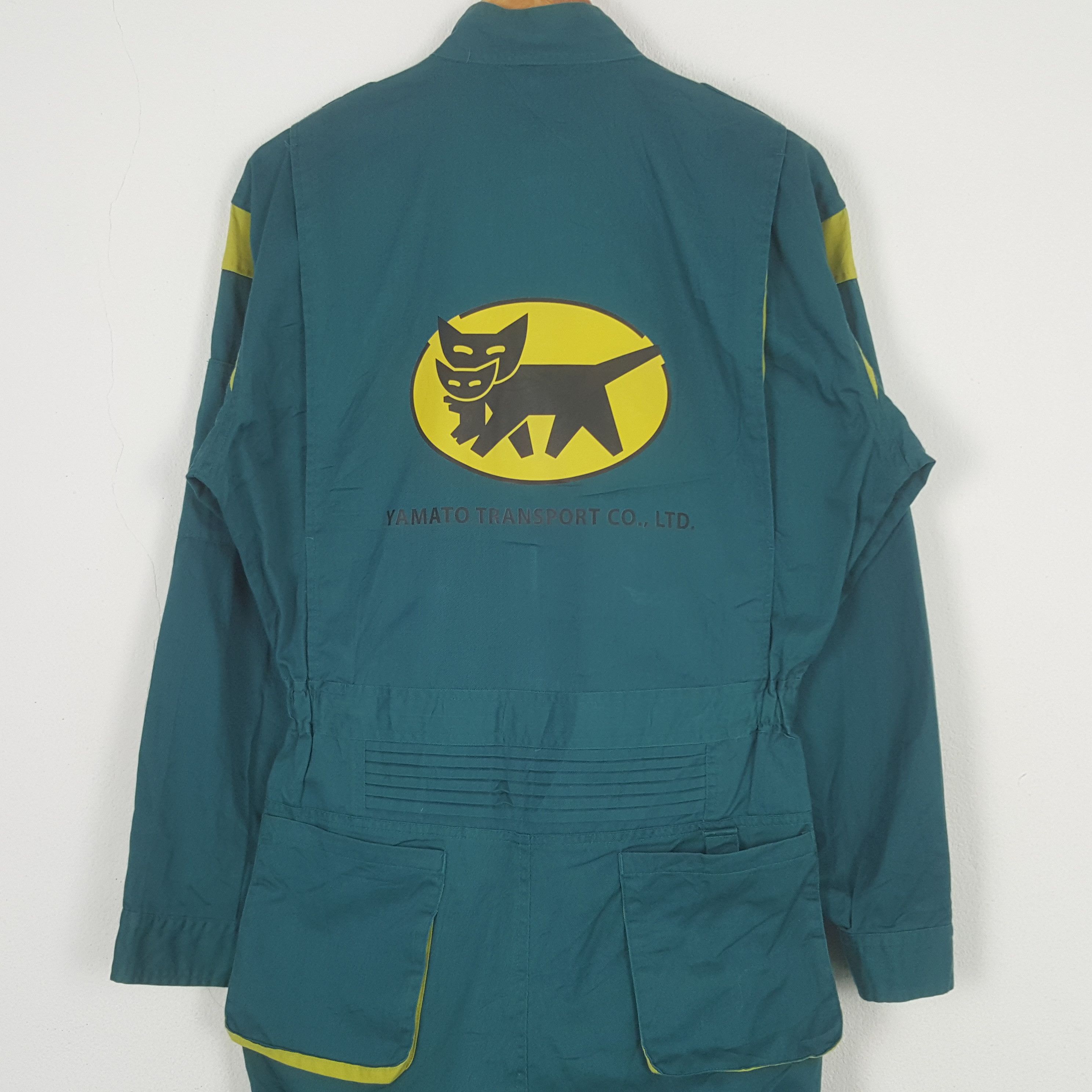 Japanese Brand Vintage Yamato Transport Japanese Work Coverall Jacket RR27 Size US M / EU 48-50 / 2 - 2 Thumbnail
