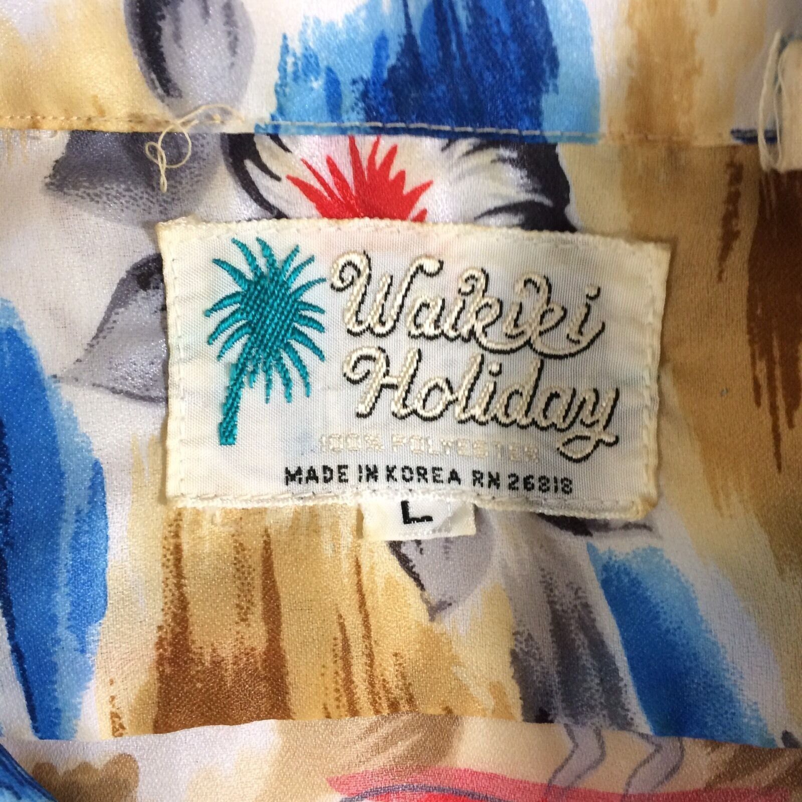 Other Vtg Waikiki Holiday MoD SAILING SURFING Hawaii Floral Shirt Size US L / EU 52-54 / 3 - 3 Thumbnail