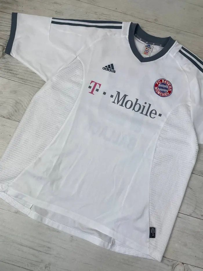 Adidas Adidas Bayern Munich 2002 2004 Ballack #13 Away Shirt Size US XL / EU 56 / 4 - 4 Thumbnail