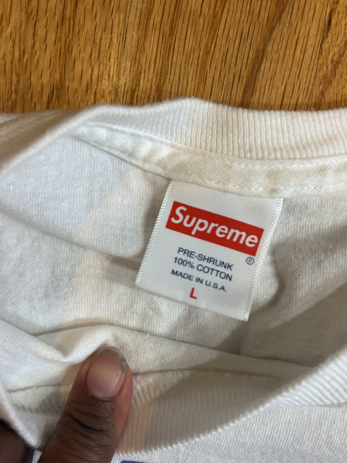 Supreme Supreme Wheaties Tee Size US L / EU 52-54 / 3 - 3 Thumbnail