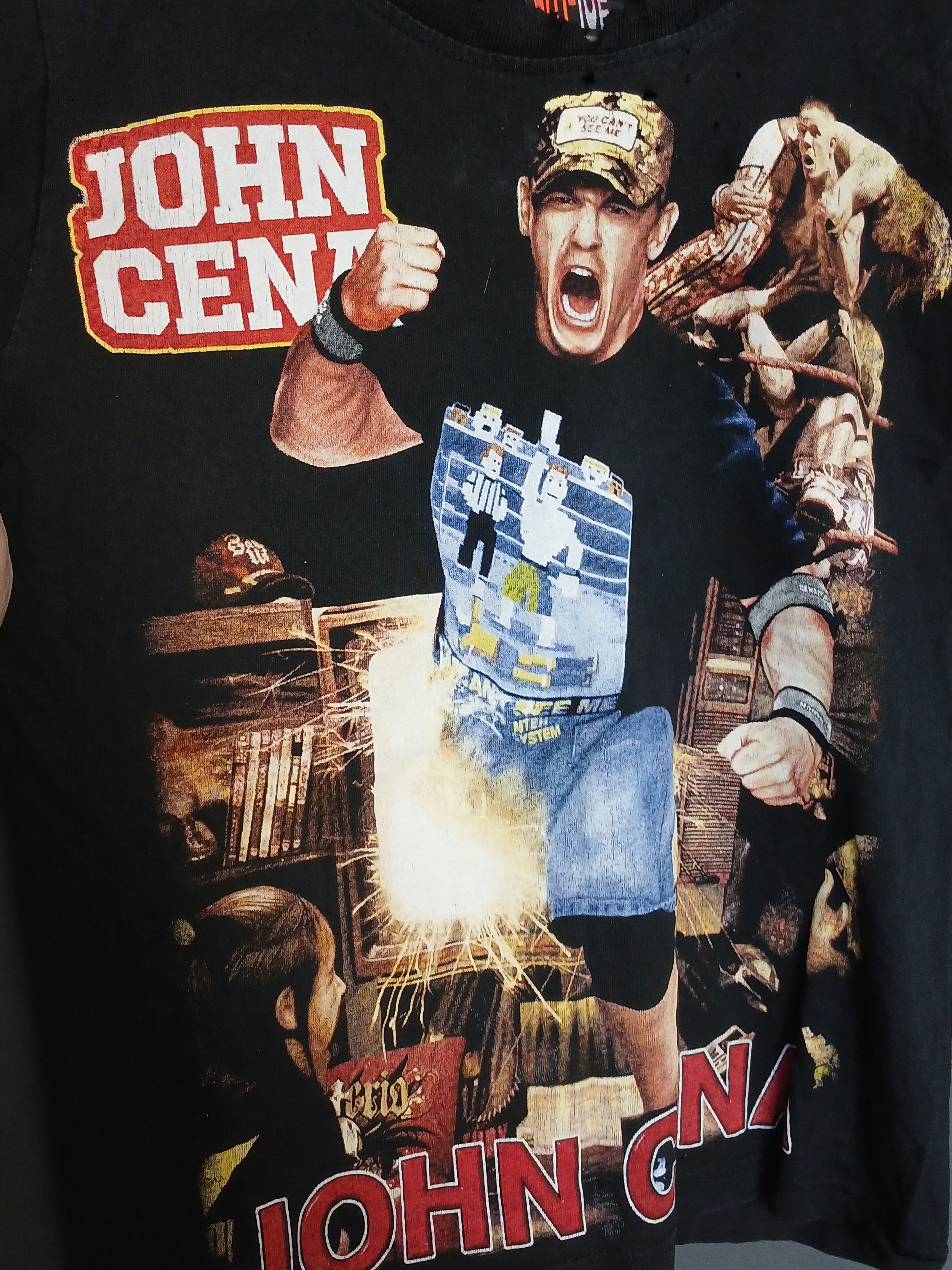 Vintage × WWE Vintage WWE John Cena Wrestling T-Shirt Size S / US 4 / IT 40 - 3 Thumbnail