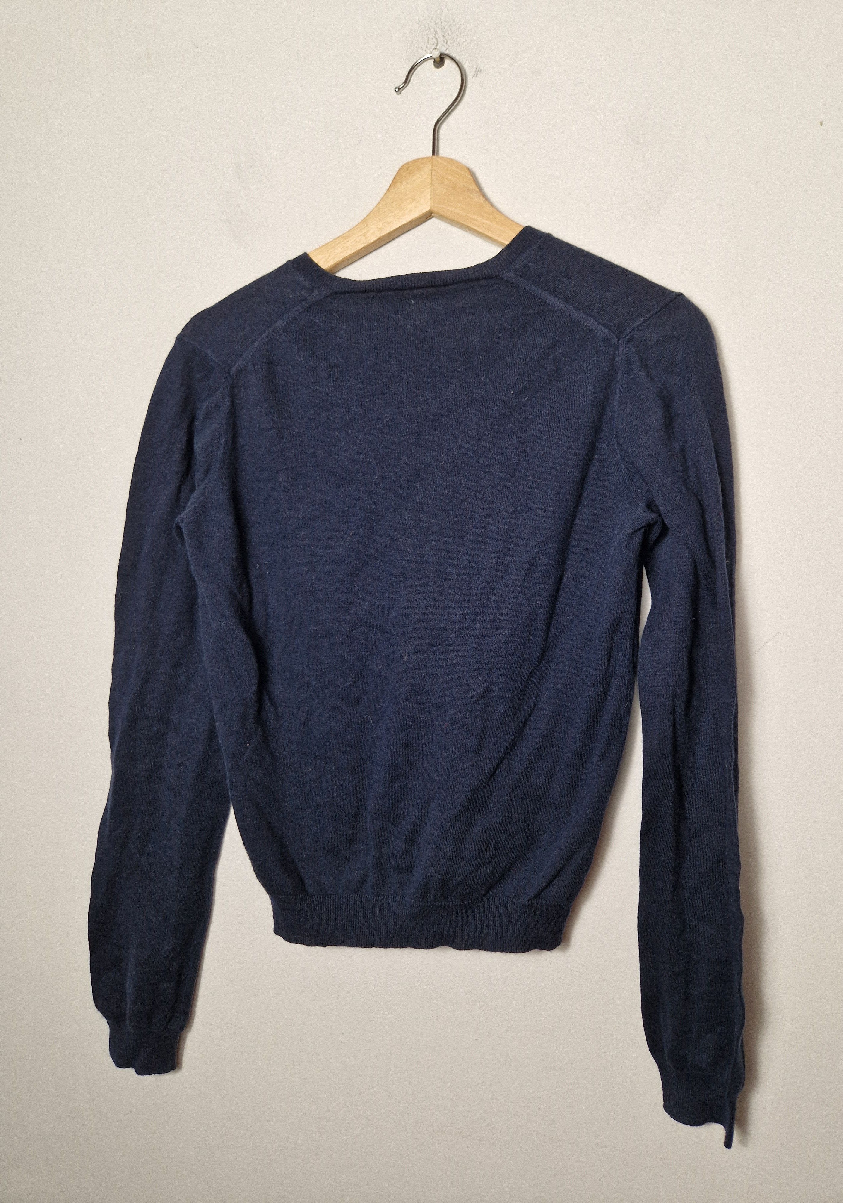 Prada red tab wool sweater