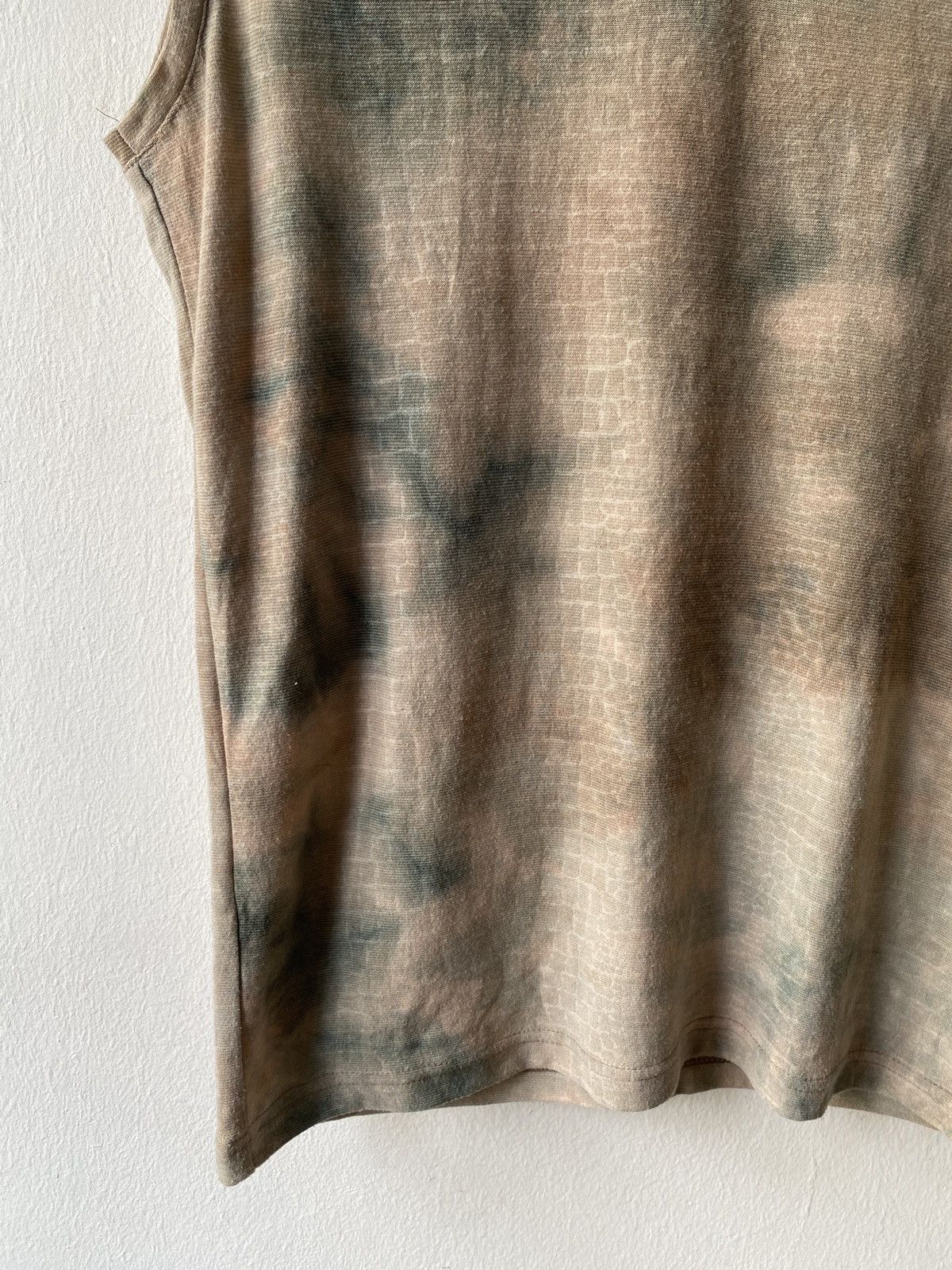 Japanese Brand 1990s - Tornado Mart Japan Ices Dyed Sleeveless Tee Size US S / EU 44-46 / 1 - 6 Thumbnail