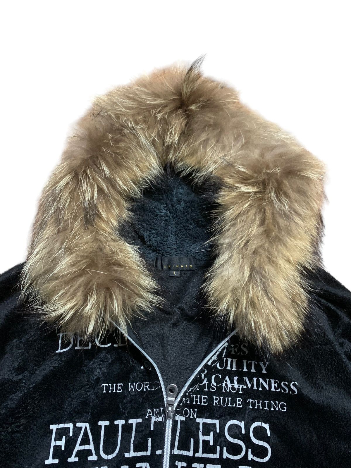 Tornado Mart Vkei- Spinash poem velvet fur hoodie ifsixwasnine style Size US M / EU 48-50 / 2 - 6 Thumbnail