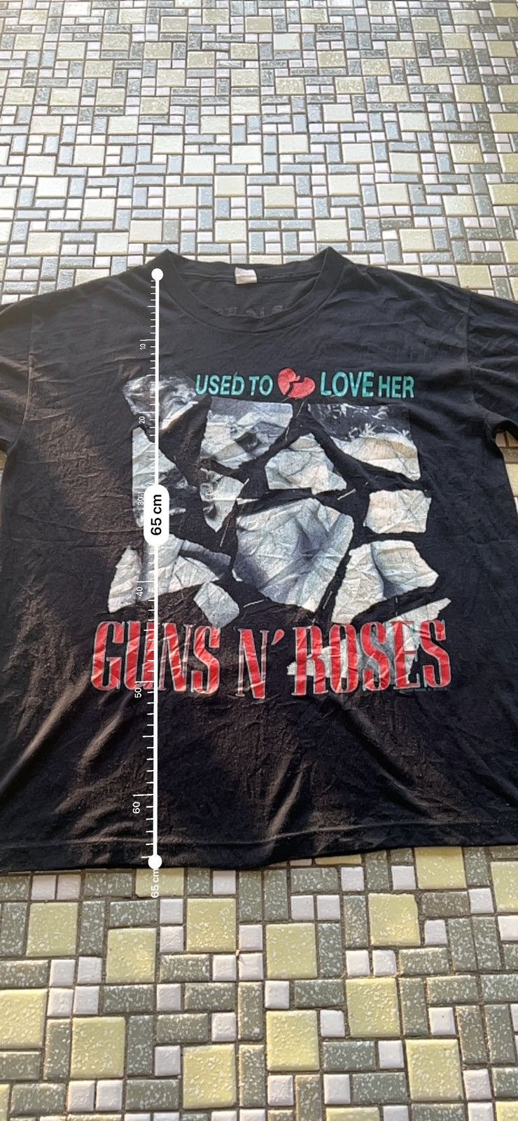 Band Tees Guns N Roses - Vintage 1989 Size US L / EU 52-54 / 3 - 18 Thumbnail