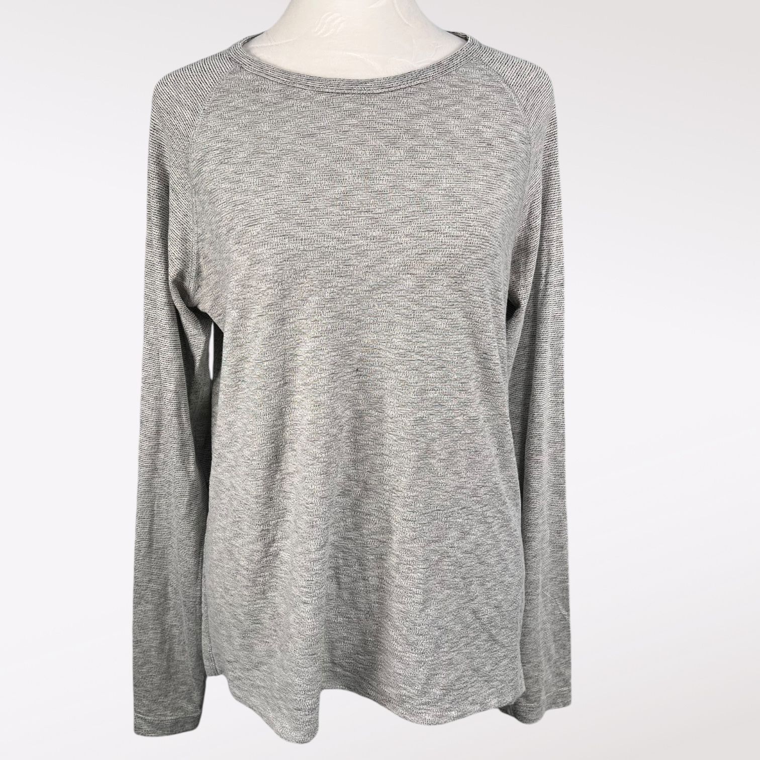 Designer Billy Reid Long Sleeve Top Crew Neck Cotton Blend Small Size S / US 4 / IT 40 - 1 Thumbnail