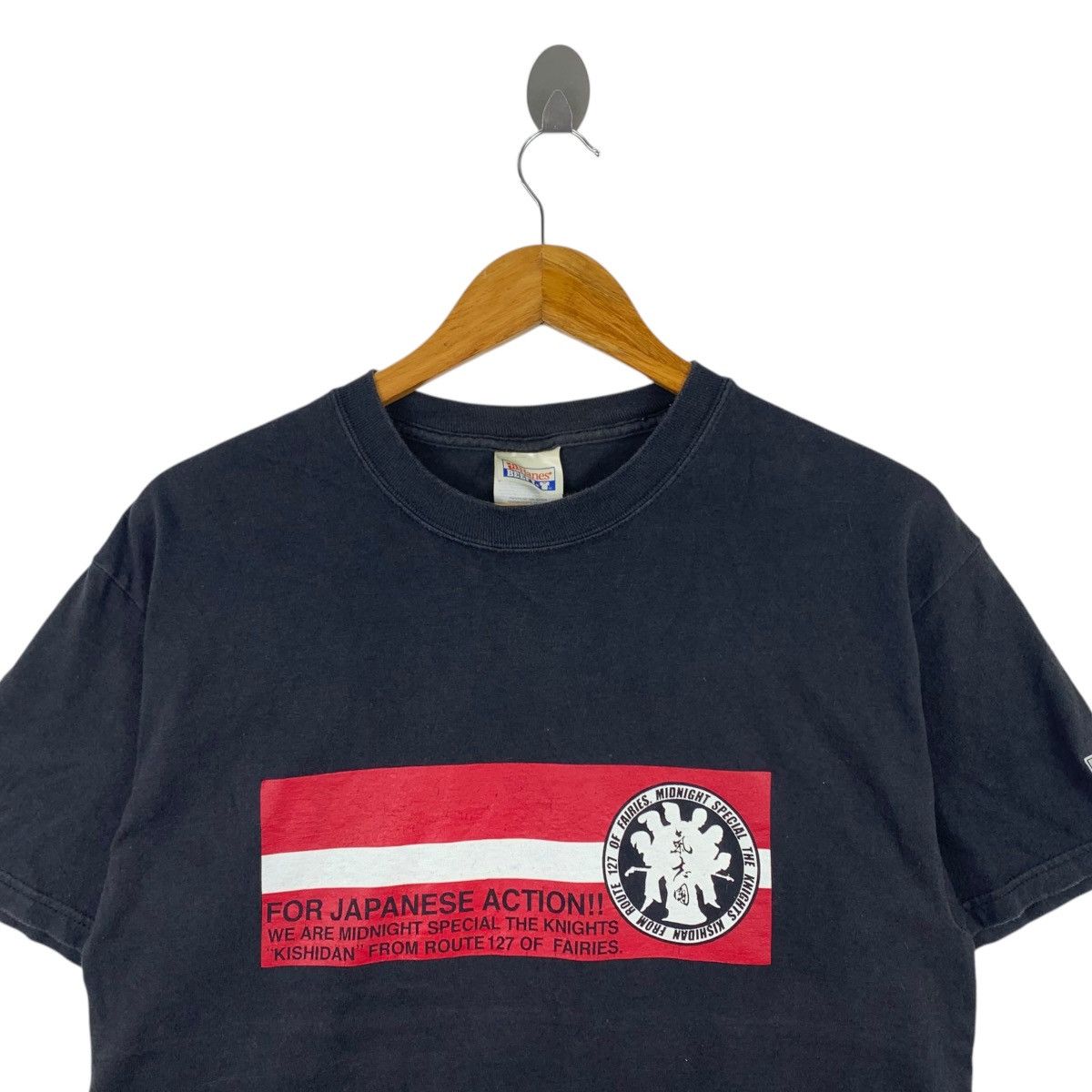 Vintage FOR JAPANESE ACTION Midnight Special knights "Kishidan Shirt Size US M / EU 48-50 / 2 - 3 Thumbnail
