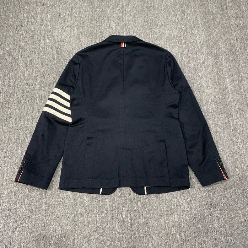Thom Browne Thom Browne Size 3 Dark blue four-bar suit 2506-Nextarrow Size 42R - 2 Thumbnail