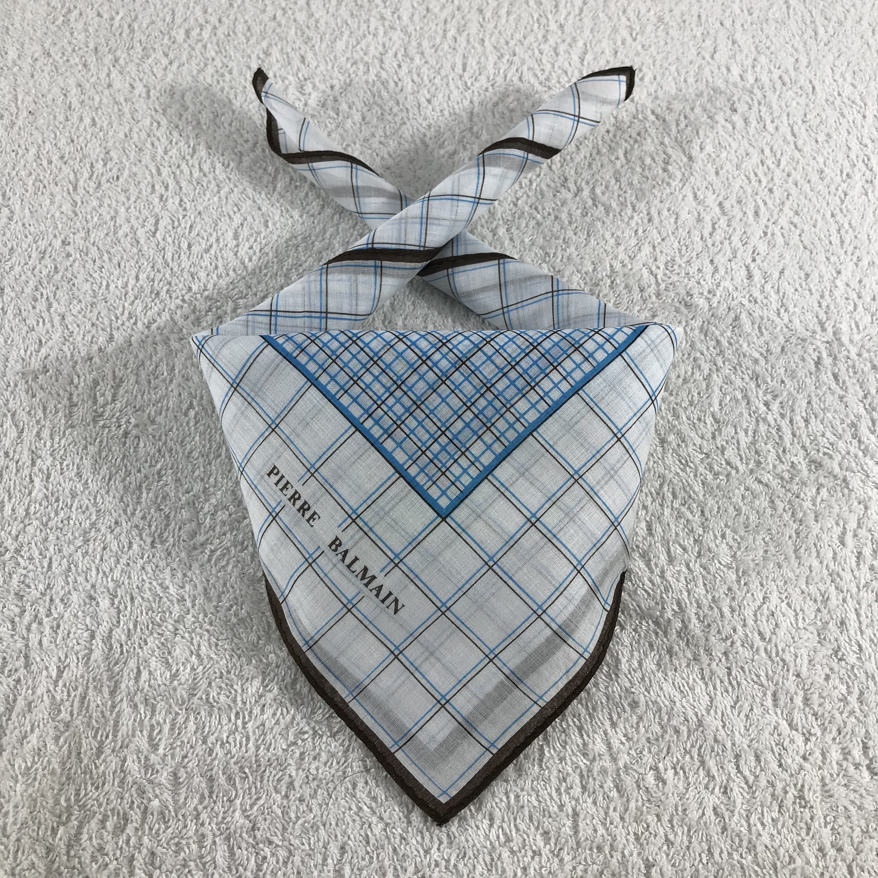 Pierre Balmain × Vintage Pierre Balmain Bandana / Handkerchief / Neckerchief - S125 Size ONE SIZE - 3 Thumbnail