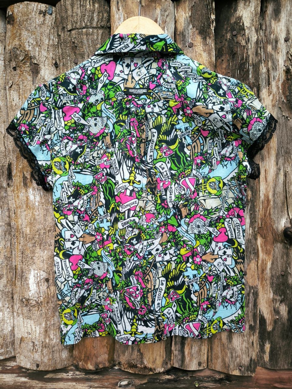 Japanese Brand Sleeveles Shirt Blouse Garcia Marquez Size S / US 4 / IT 40 - 2 Thumbnail