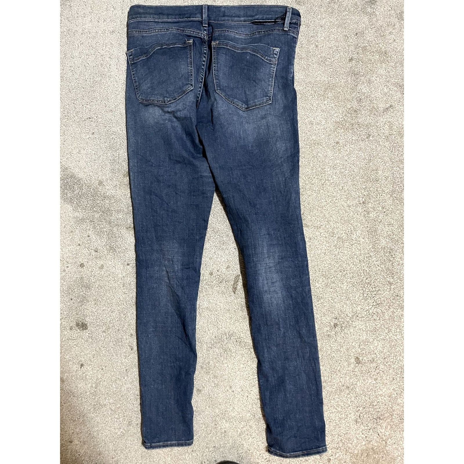 Express Express Jeans Mid Rise Legging Blue 12R Cotton Womens Denim 5-Pocket Solid Casual Modern 90s-inspired? Size 34" / US 12 / IT 48 - 3 Thumbnail