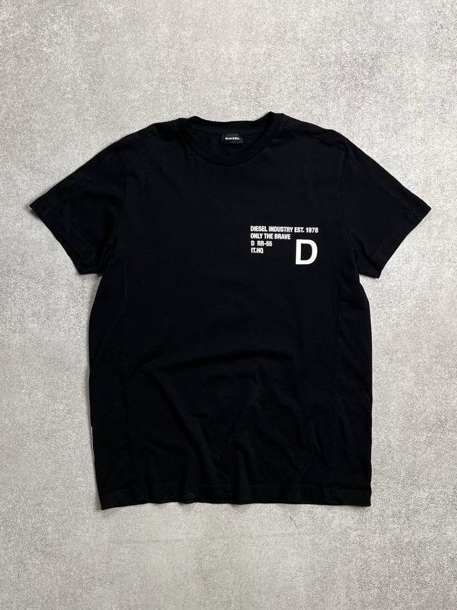 Diesel × Vintage VINTAGE DIESEL ONLY THE BRAVE BLACK T-SHIRT L Size US L / EU 52-54 / 3 - 1 Thumbnail