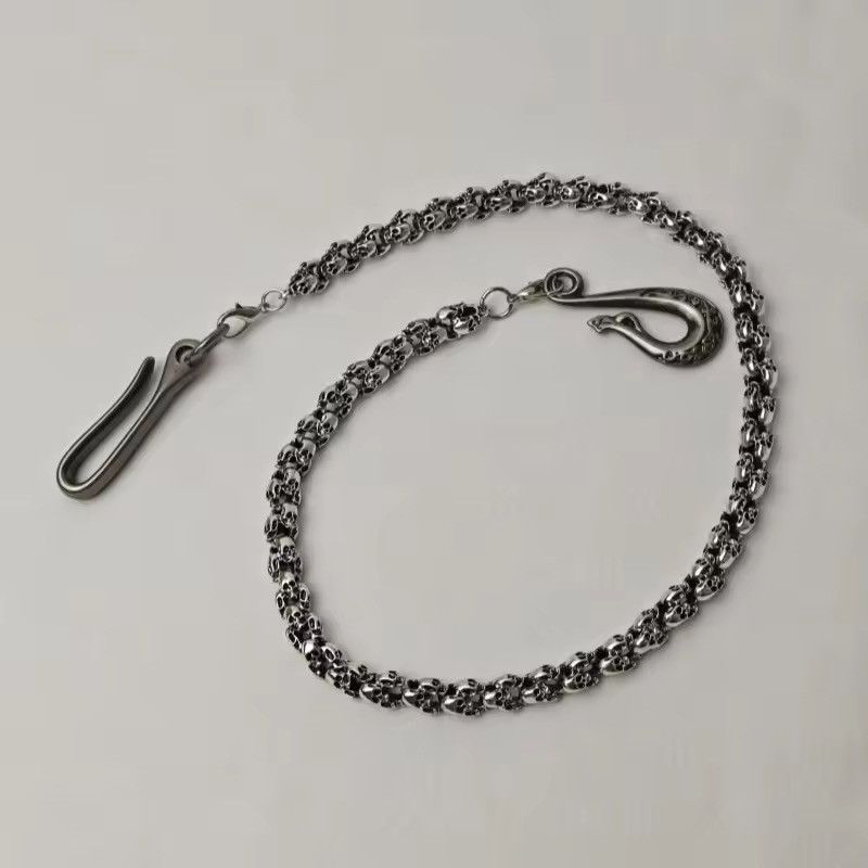 Vintage Skull Pants Chain Unisex Wallet Chain Size ONE SIZE - 7 Thumbnail