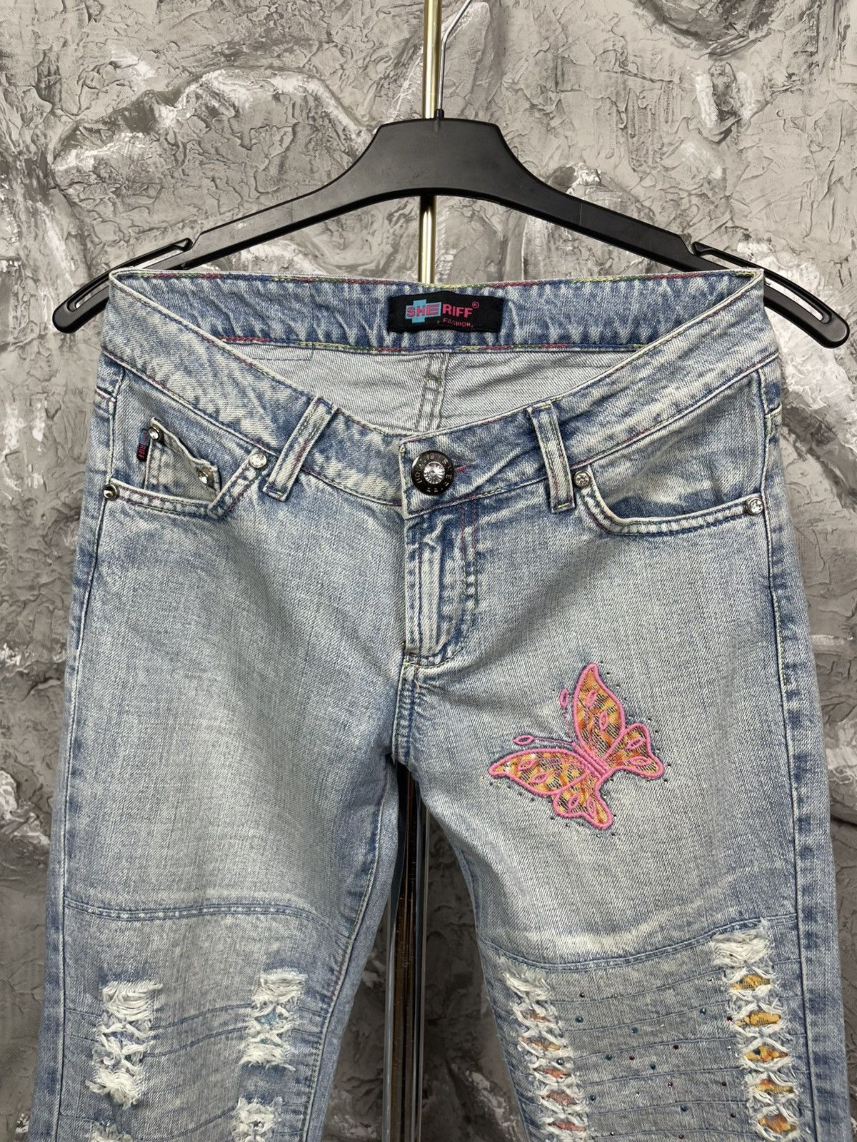 Hysteric Glamour 2000s Y2K Bootcut Fade Jeans Dolce Gabbana Japanese Style Size US 29 - 8 Thumbnail