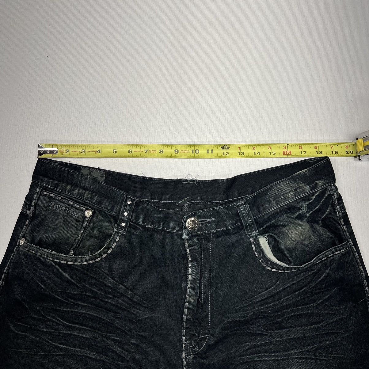 Imperious × Vintage Imperious Delf Jeans Black Denim Stitch Cross Pocket Y2K Size US 38 / EU 54 - 21 Thumbnail