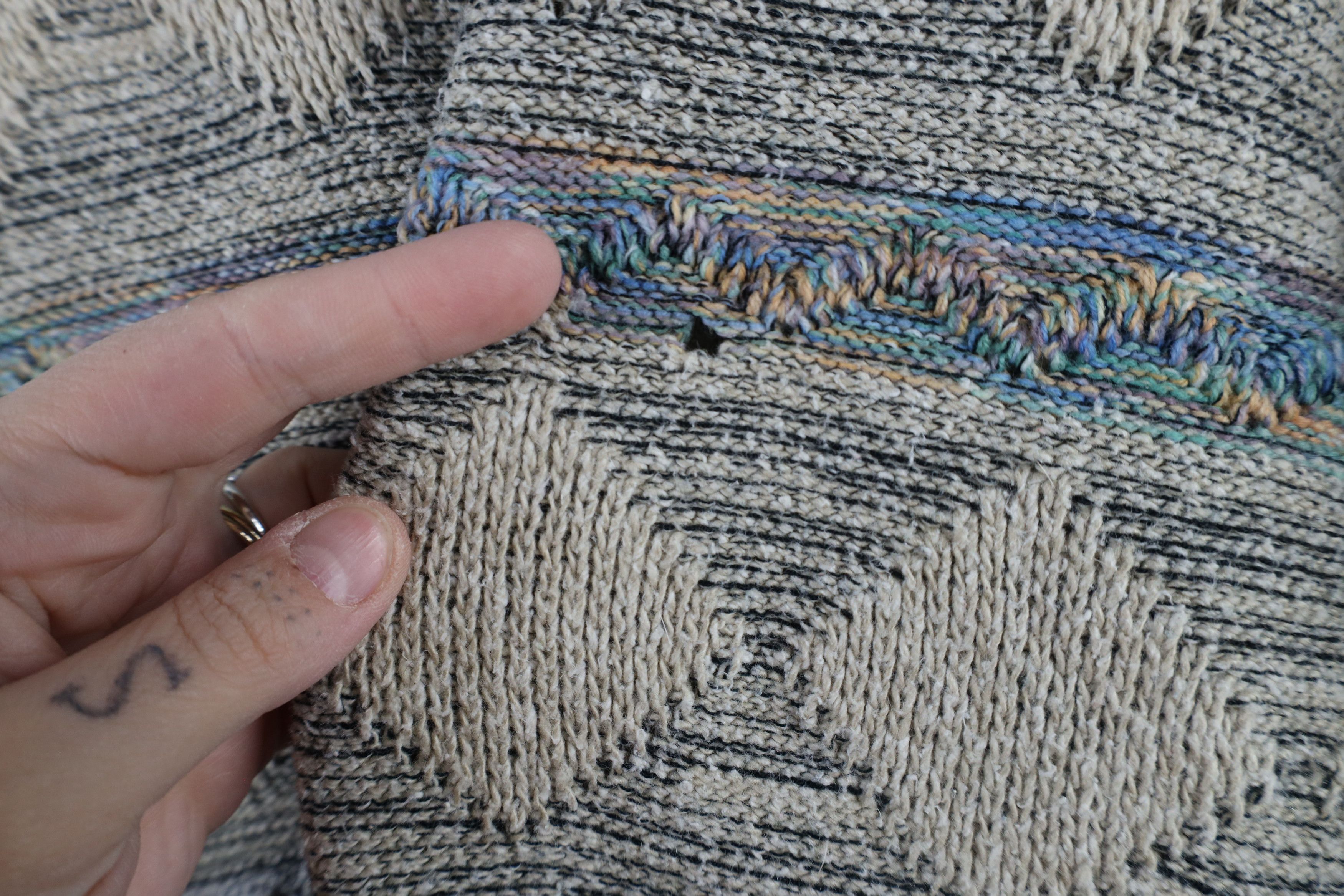 Vintage Vintage 90s Coogi Style Diamond Knit Crewneck Sweater Size XL / US 12-14 / IT 48-50 - 9 Thumbnail